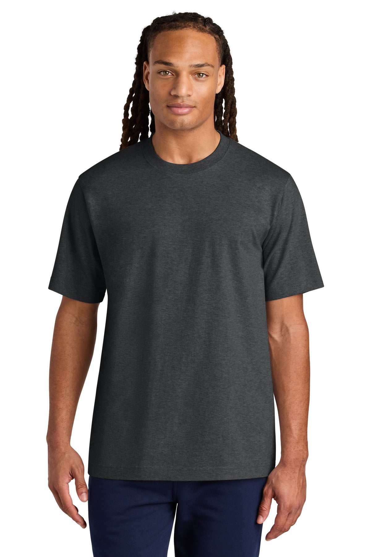 Stanley/Stella Unisex Freestyler Heavyweight Tee SXU018 - Dark Heather Grey - front