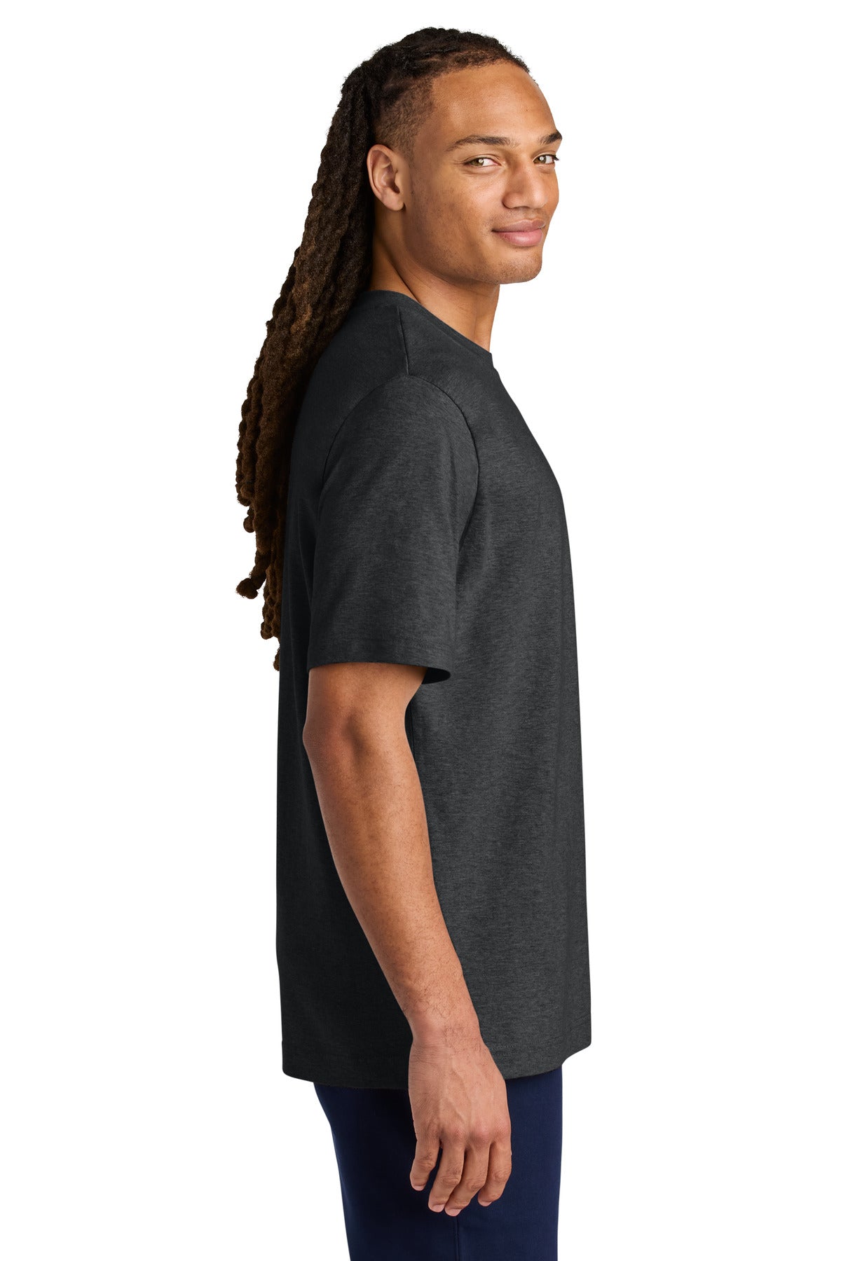 Stanley/Stella Unisex Freestyler Heavyweight Tee SXU018 - Dark Heather Grey - side
