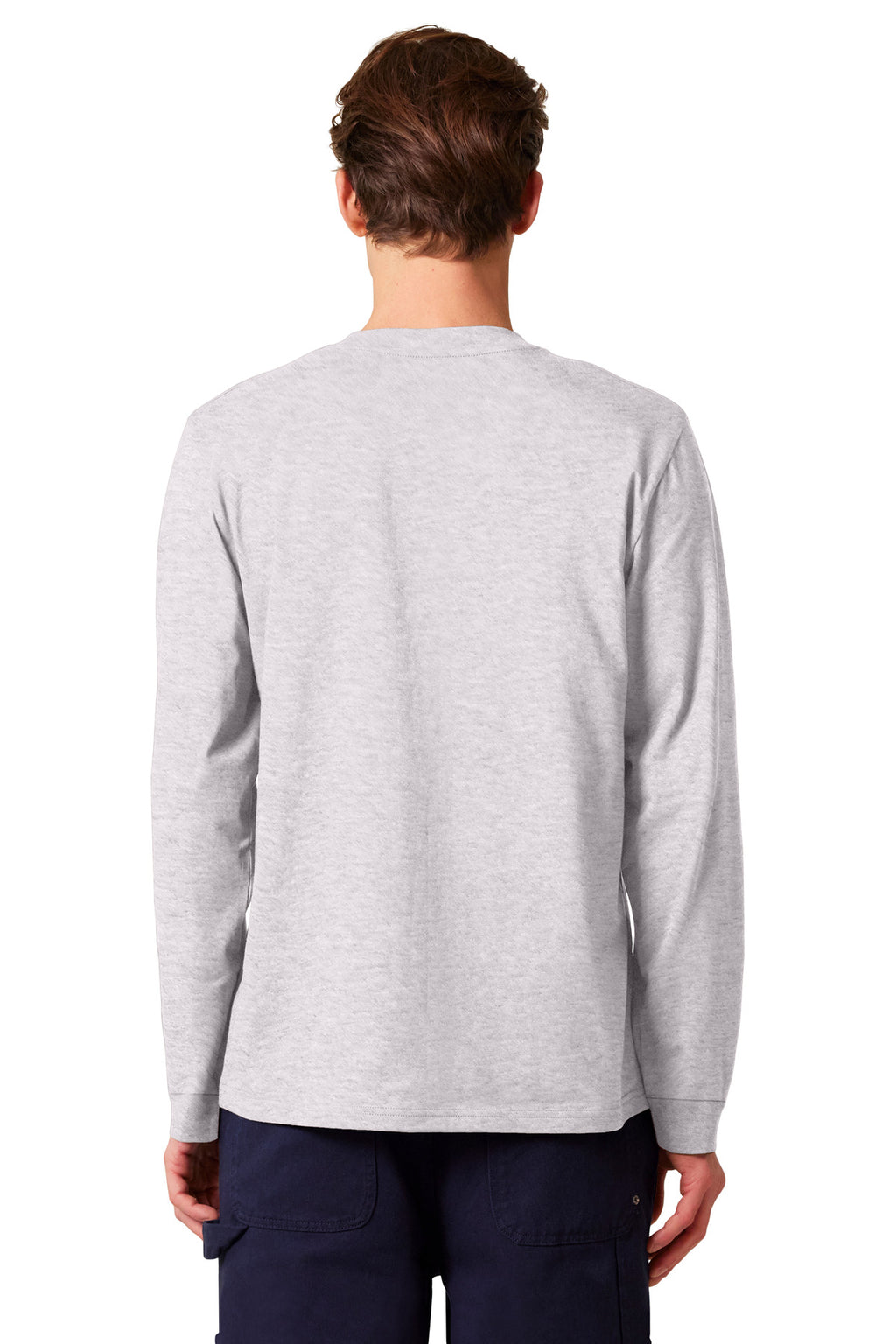 Stanley/Stella Unisex Creator 2.0 Long Sleeve Tee SXU022 - Cool Heather Grey - back