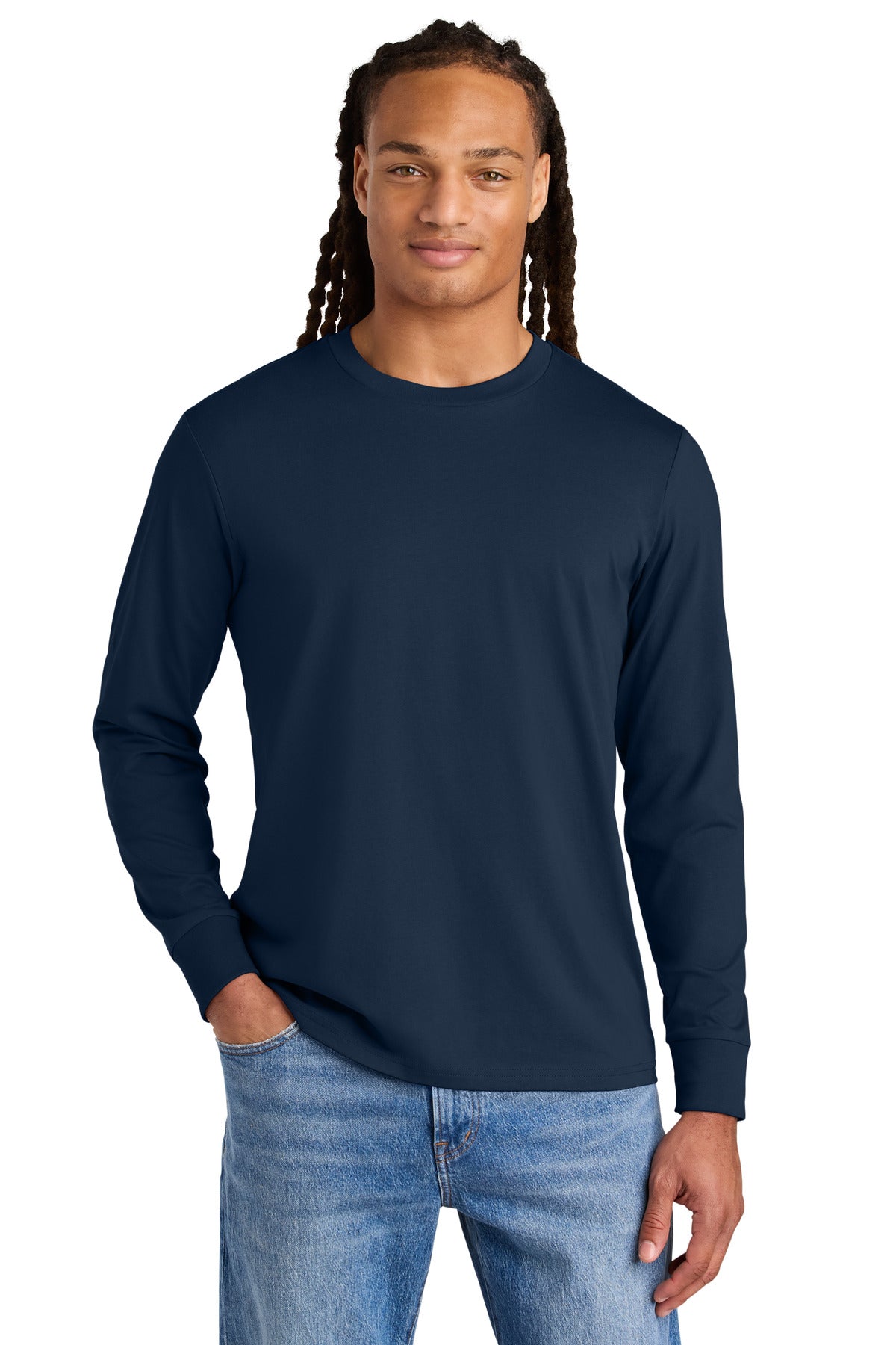Stanley/Stella Unisex Creator 2.0 Long Sleeve Tee SXU022 - French Navy - front