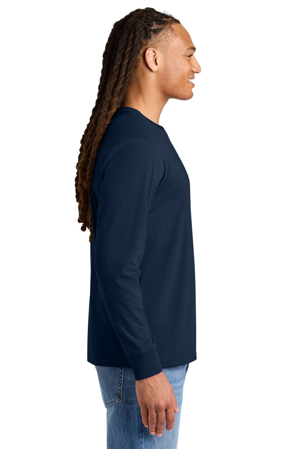 Stanley/Stella Unisex Creator 2.0 Long Sleeve Tee SXU022 - French Navy - side