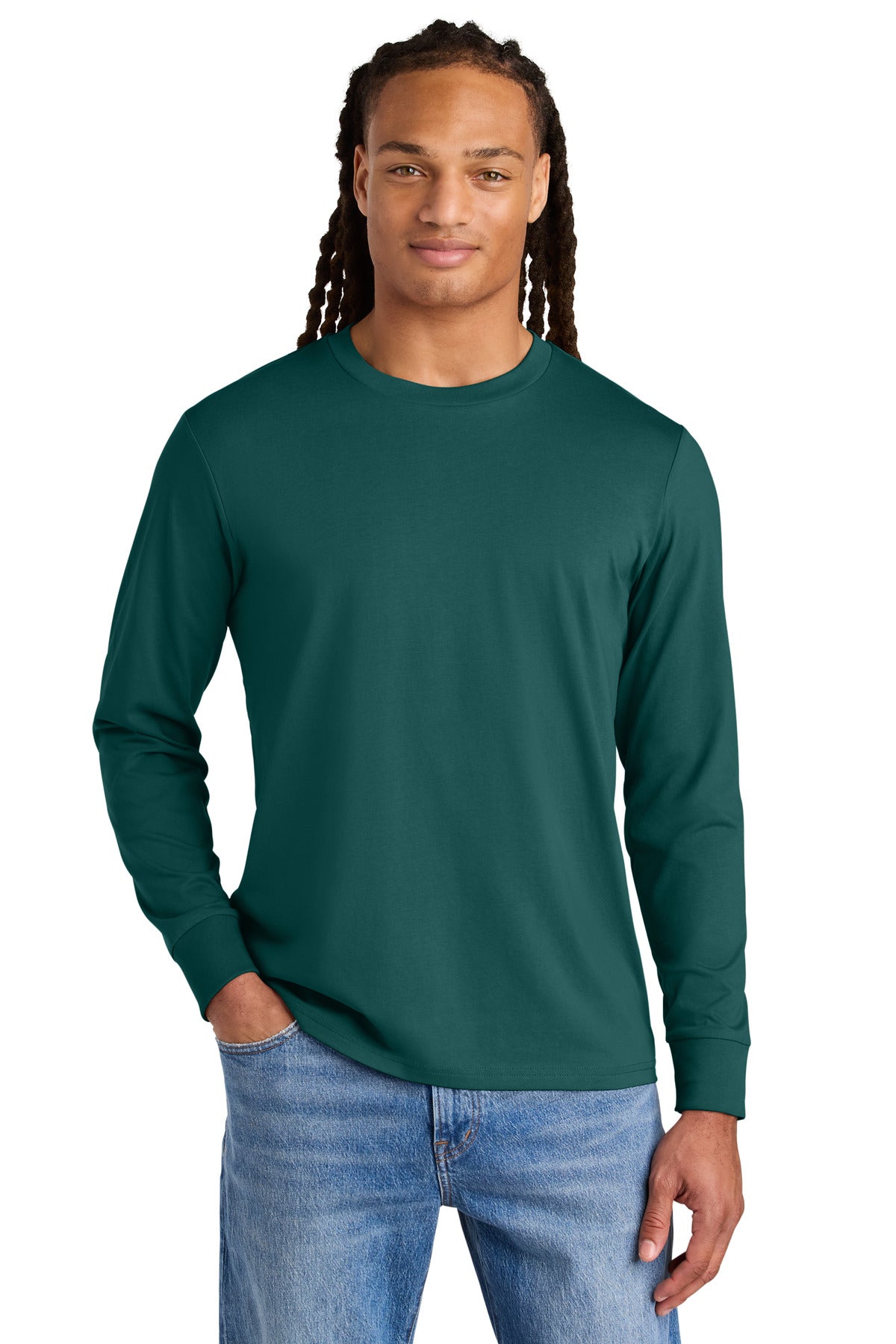 Stanley/Stella Unisex Creator 2.0 Long Sleeve Tee SXU022 - Glazed Green - front