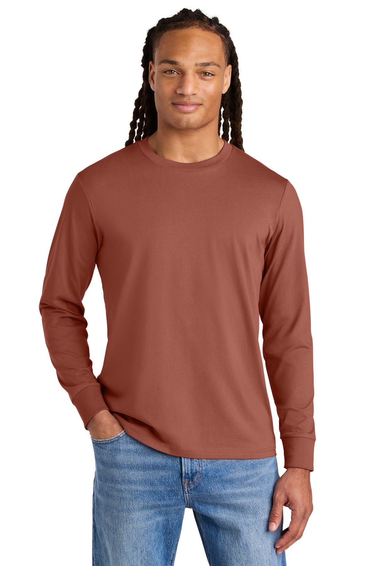 Stanley/Stella Unisex Creator 2.0 Long Sleeve Tee SXU022 - Heritage Brown - front