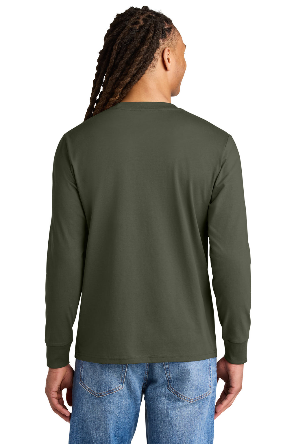 Stanley/Stella Unisex Creator 2.0 Long Sleeve Tee SXU022 - Khaki Green - back