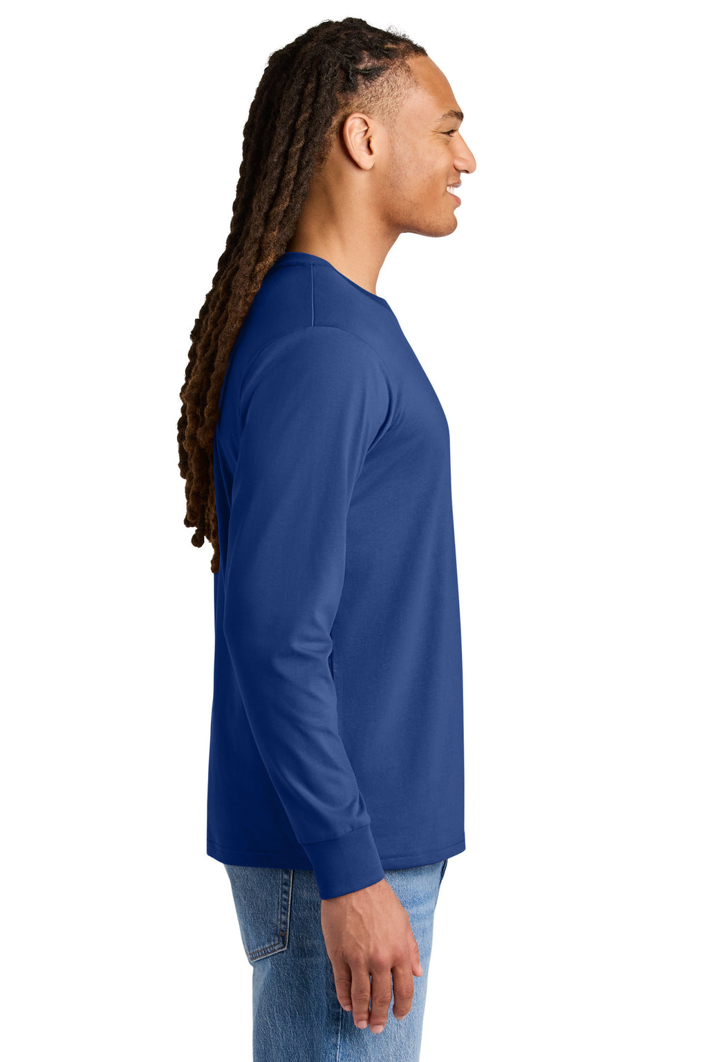 Stanley/Stella Unisex Creator 2.0 Long Sleeve Tee SXU022 - Worker Blue - side
