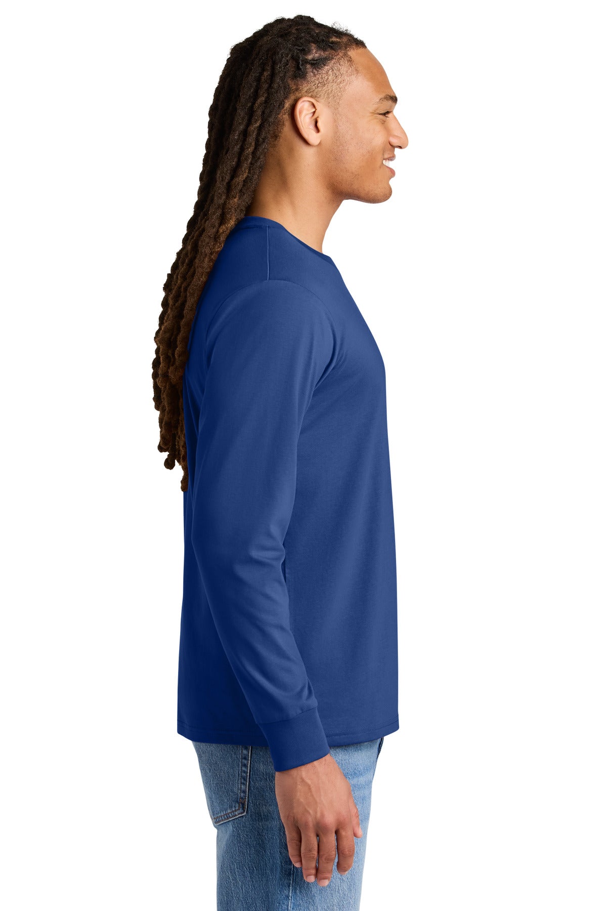 Stanley/Stella Unisex Creator 2.0 Long Sleeve Tee SXU022 - Worker Blue - side
