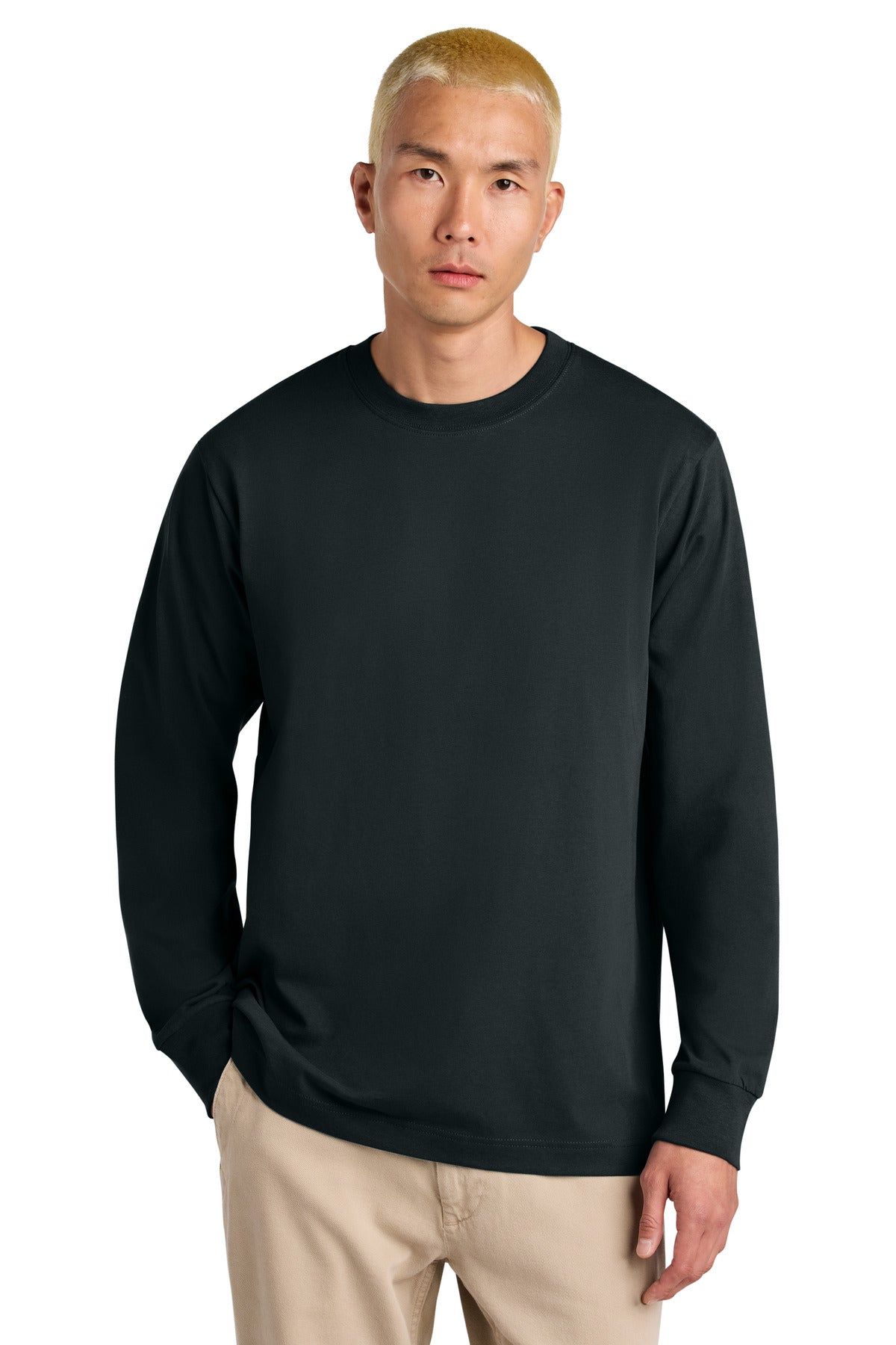 Stanley/Stella Unisex Freestyler Heavyweight Long Sleeve Tee SXU023 - Black - front