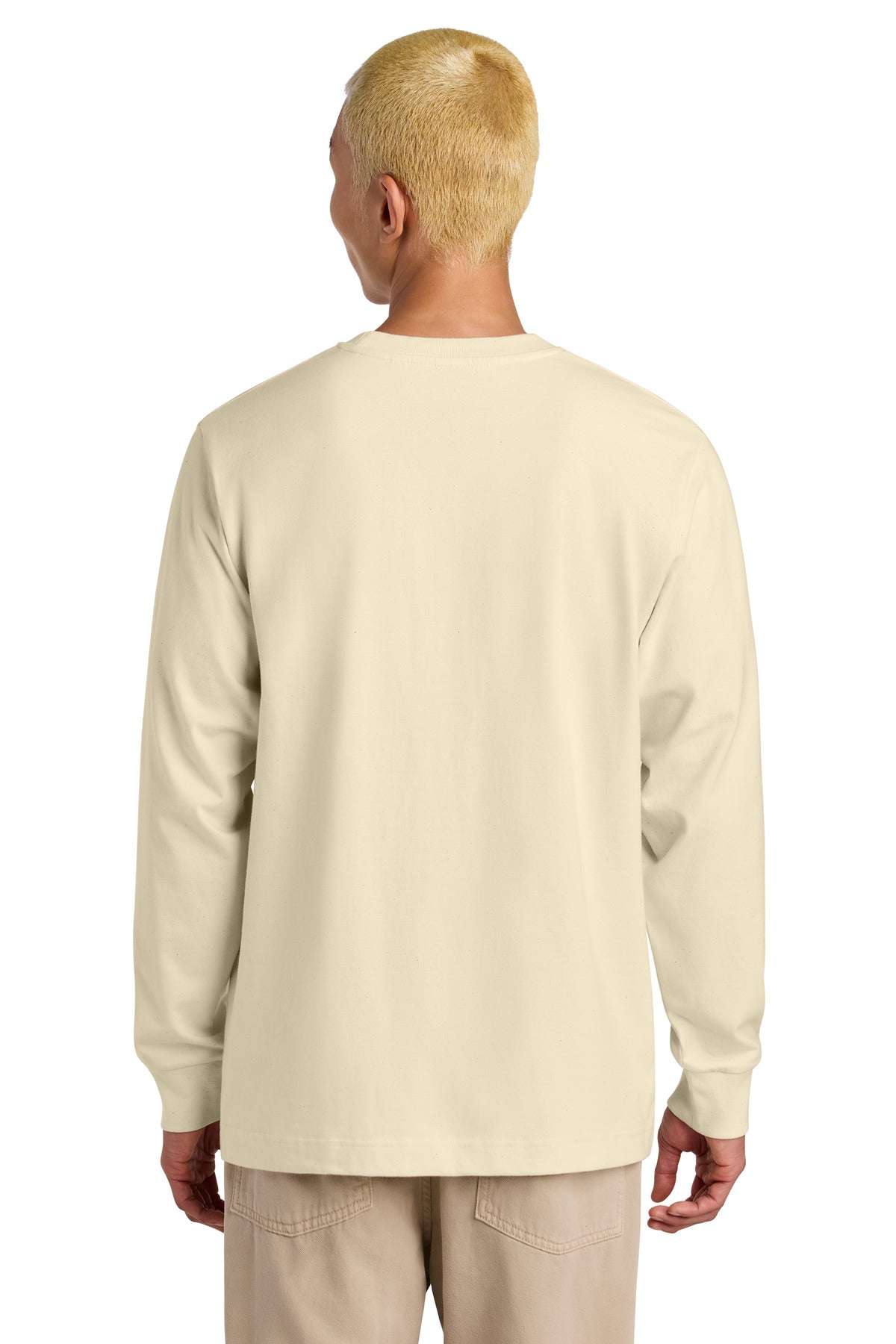 Stanley/Stella Unisex Freestyler Heavyweight Long Sleeve Tee SXU023 - Natural Raw - back