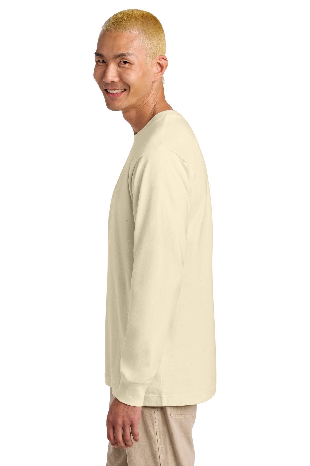 Stanley/Stella Unisex Freestyler Heavyweight Long Sleeve Tee SXU023 - Natural Raw - side