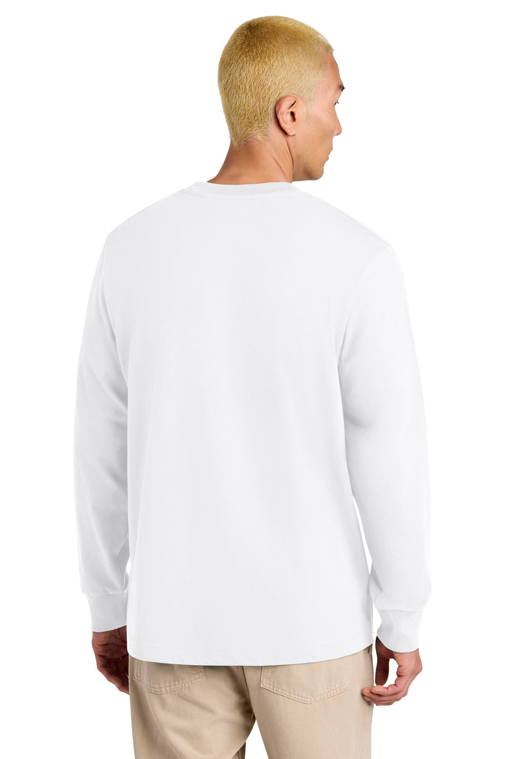 Stanley/Stella Unisex Freestyler Heavyweight Long Sleeve Tee SXU023 - White - back