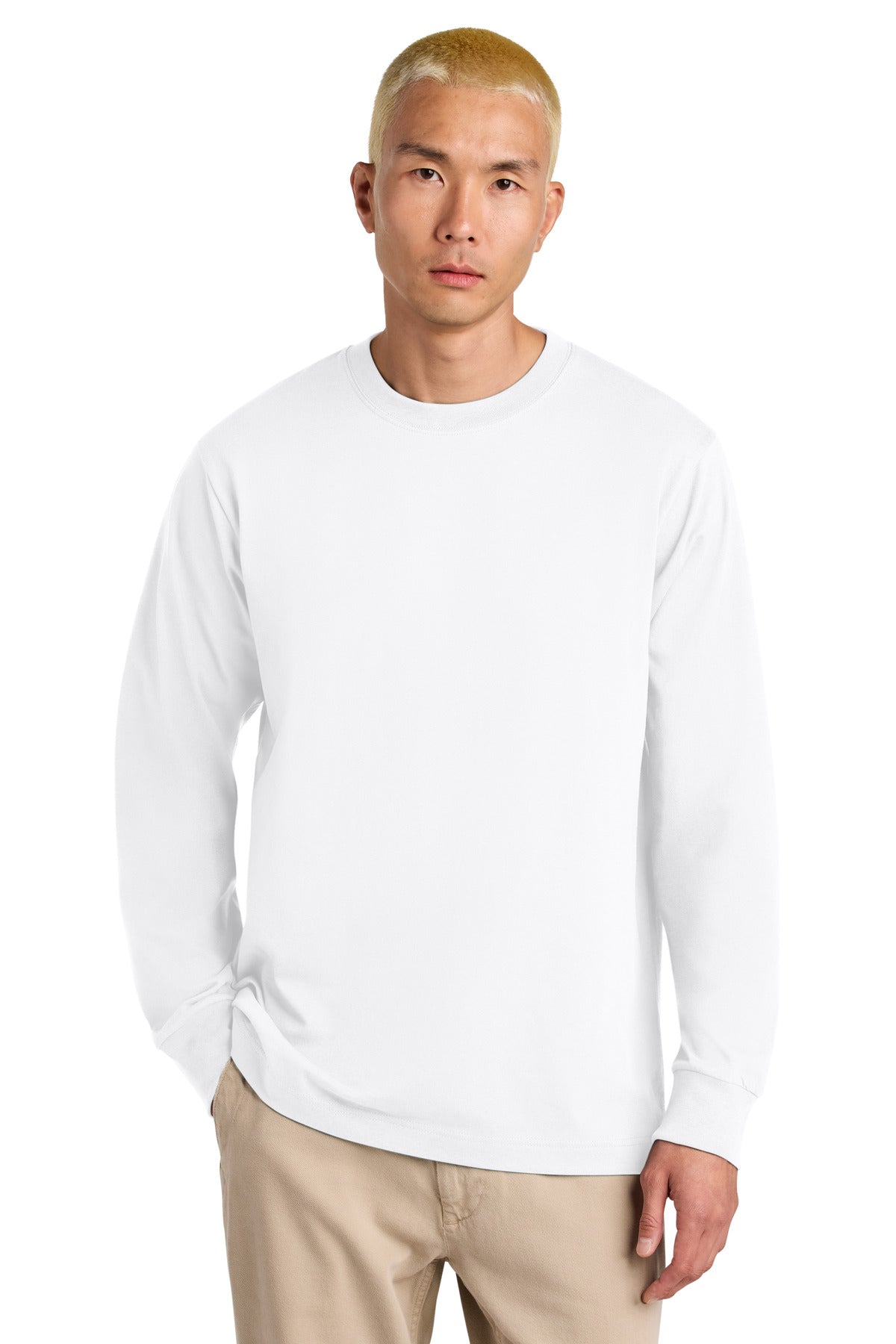 Stanley/Stella Unisex Freestyler Heavyweight Long Sleeve Tee SXU023 - White - front