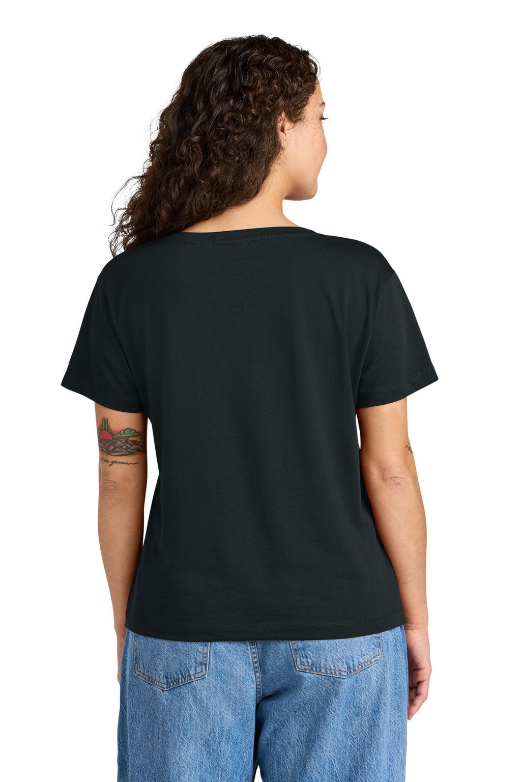 Stanley/Stella Women's Stella Serena Scoop Neck Tee SXW008 - Black - back
