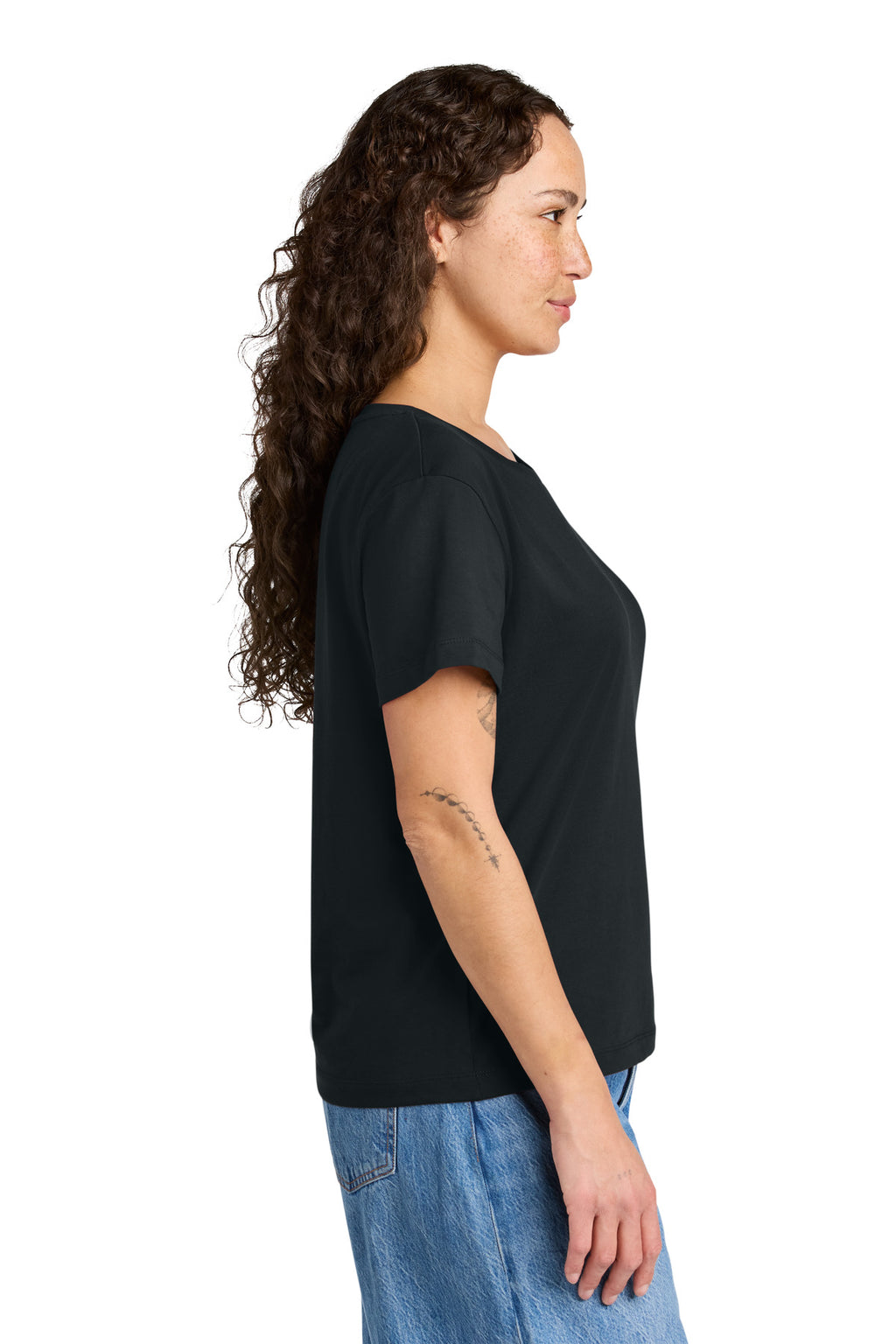 Stanley/Stella Women's Stella Serena Scoop Neck Tee SXW008 - Black - side
