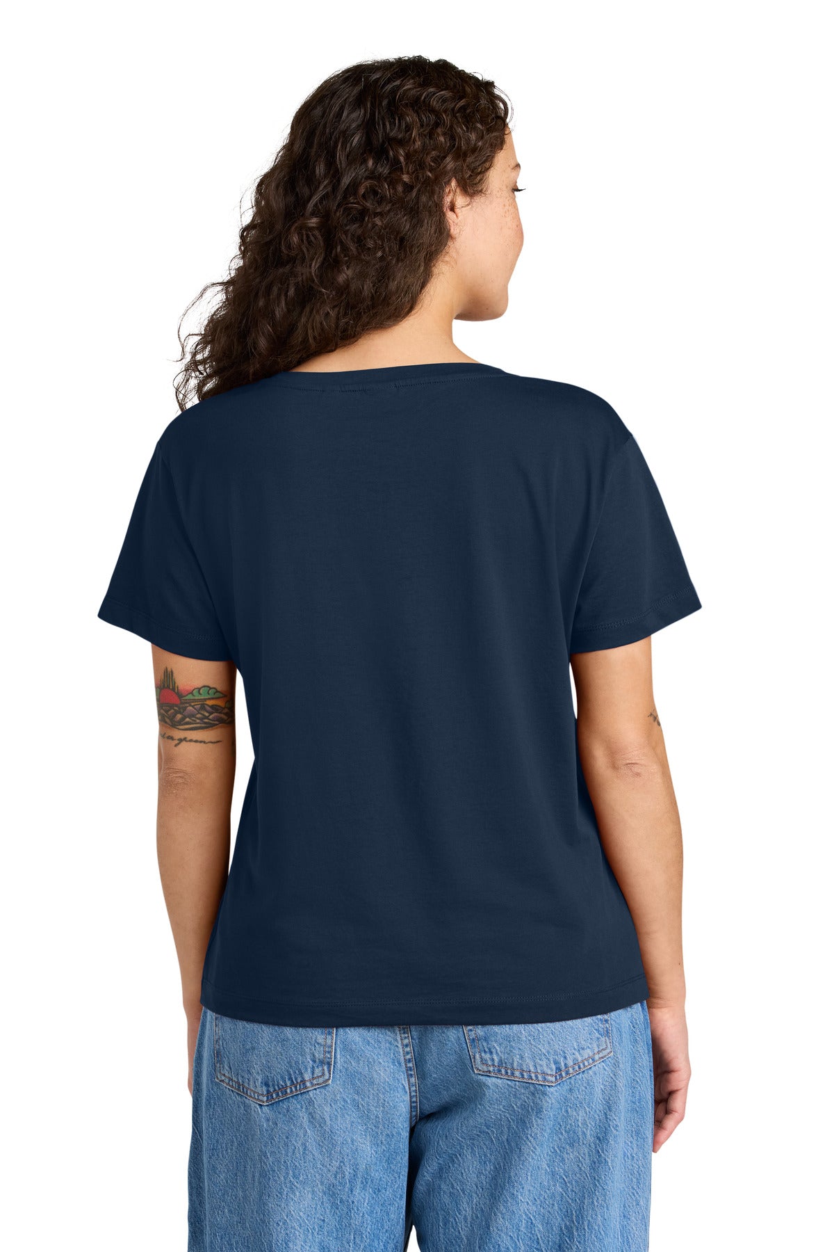 Stanley/Stella Women's Stella Serena Scoop Neck Tee SXW008 - French Navy - back