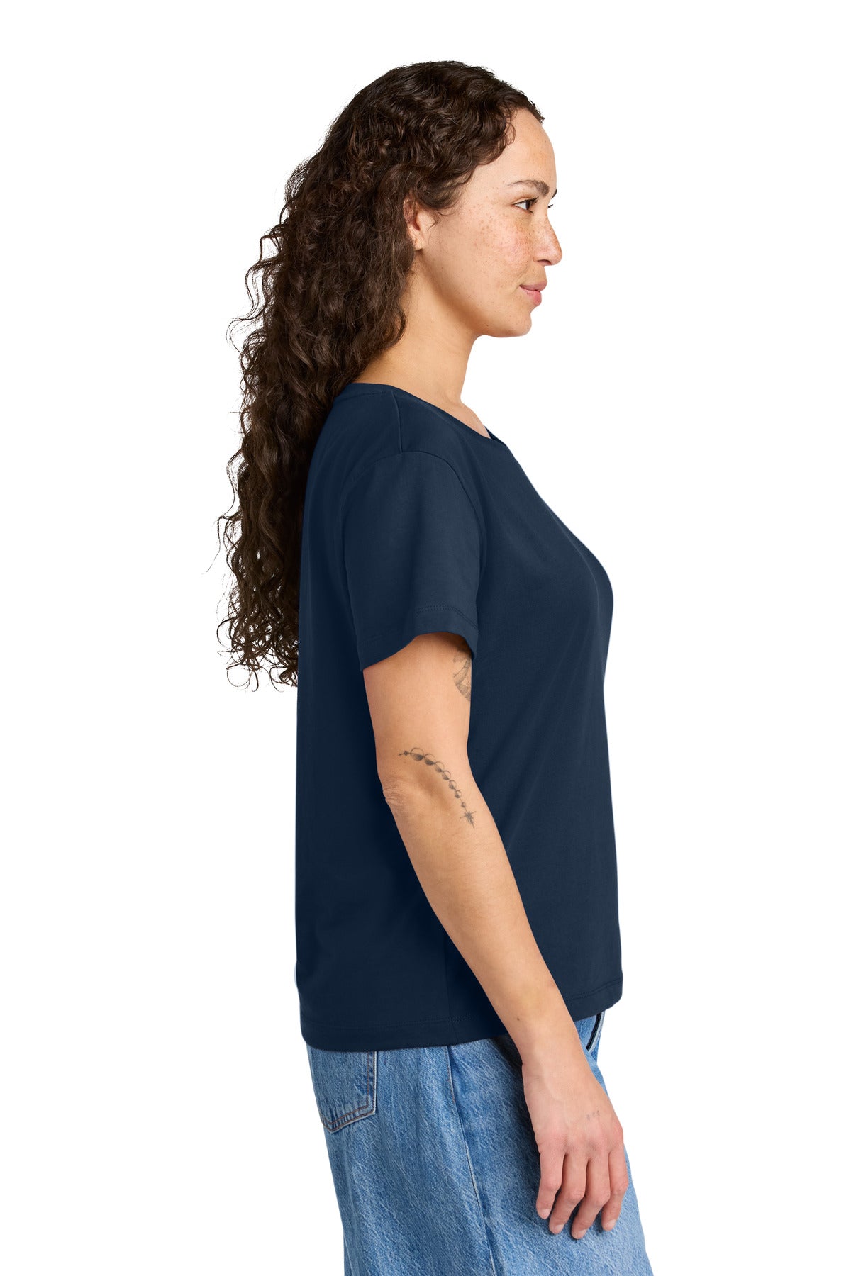 Stanley/Stella Women's Stella Serena Scoop Neck Tee SXW008 - French Navy - side