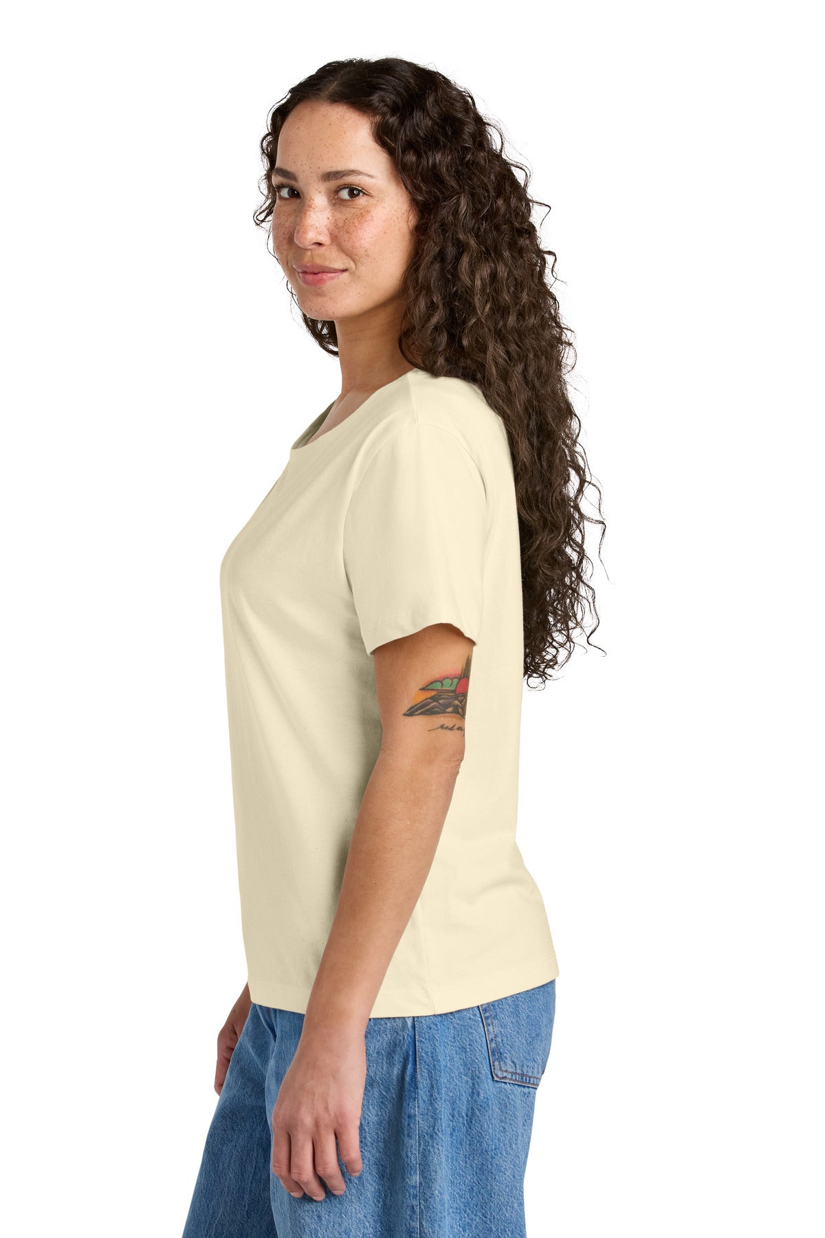 Stanley/Stella Women's Stella Serena Scoop Neck Tee SXW008 - Natural Raw - side