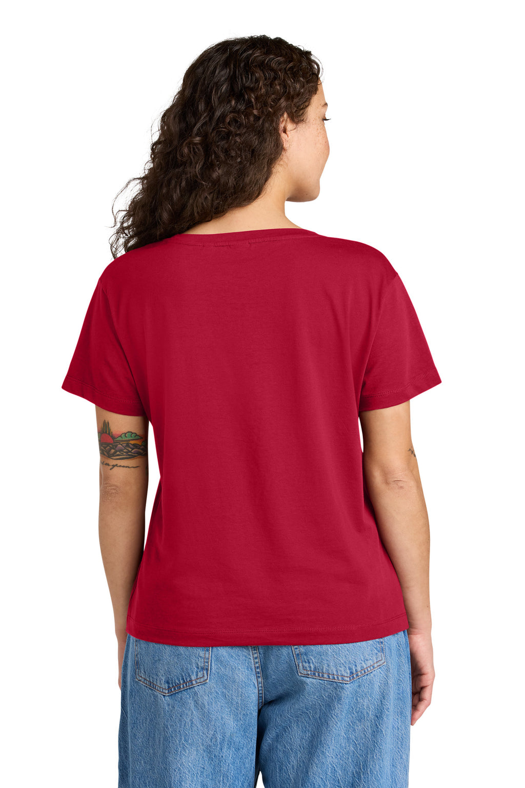 Stanley/Stella Women's Stella Serena Scoop Neck Tee SXW008 - Red - back