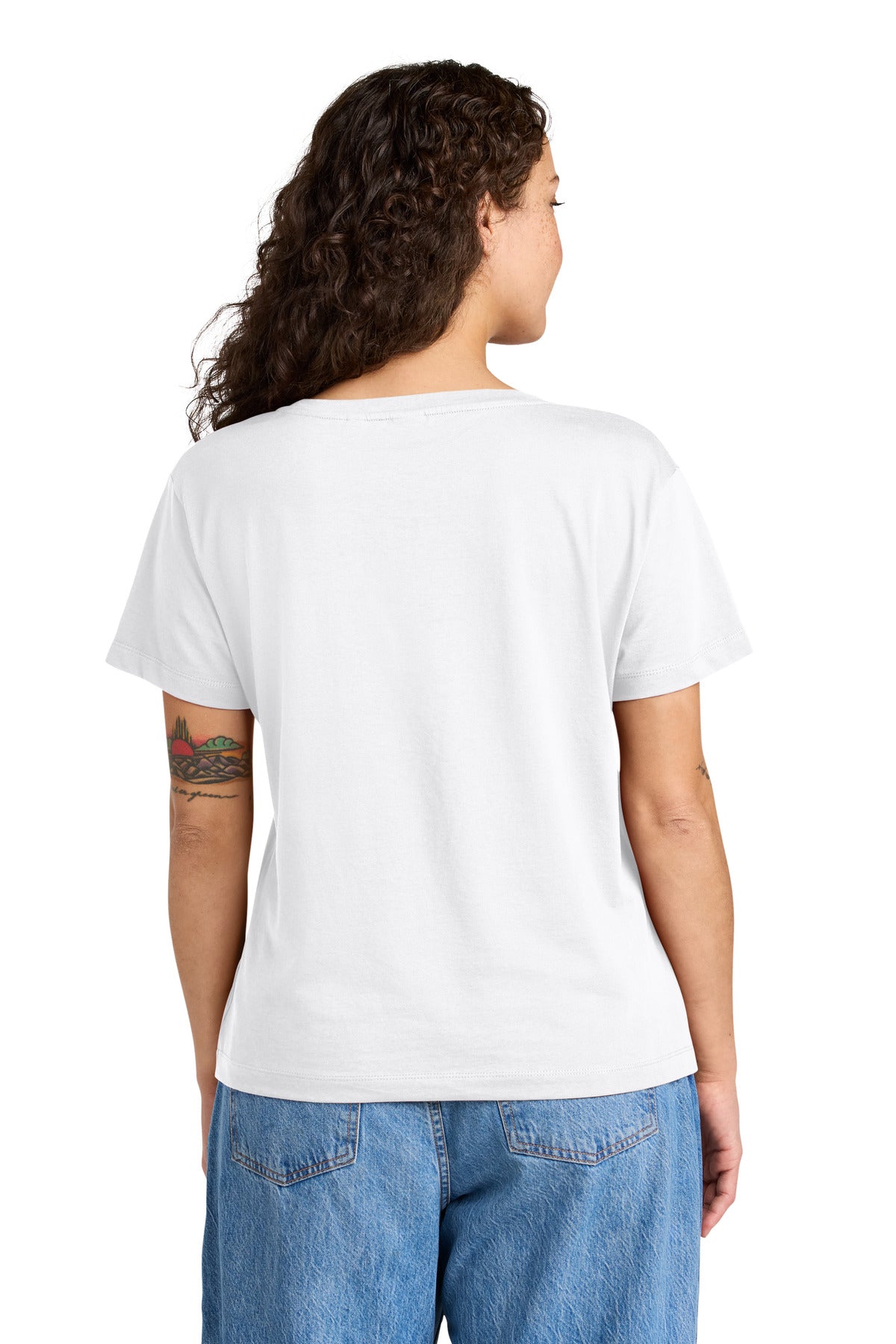 Stanley/Stella Women's Stella Serena Scoop Neck Tee SXW008 - White - back