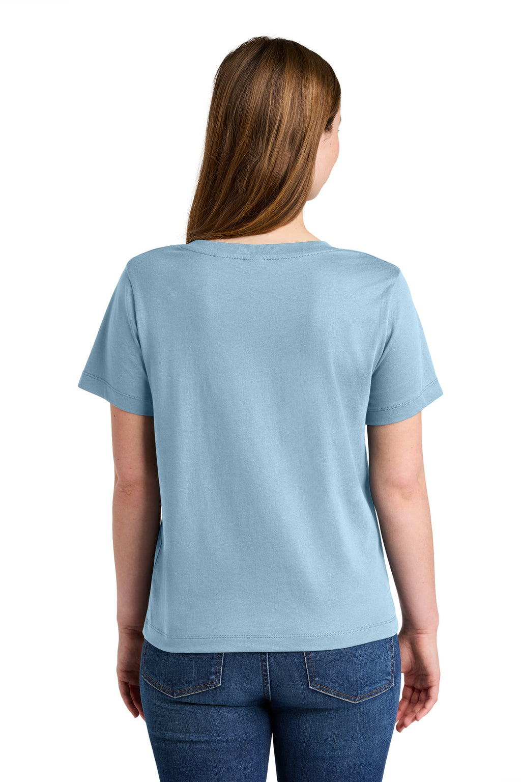 Stanley/Stella Women's Stella Isla V-Neck Tee SXW032 - Blue Soul - back