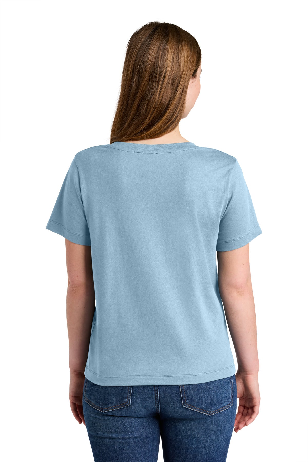 Stanley/Stella Women's Stella Isla V-Neck Tee SXW032 - Blue Soul - back