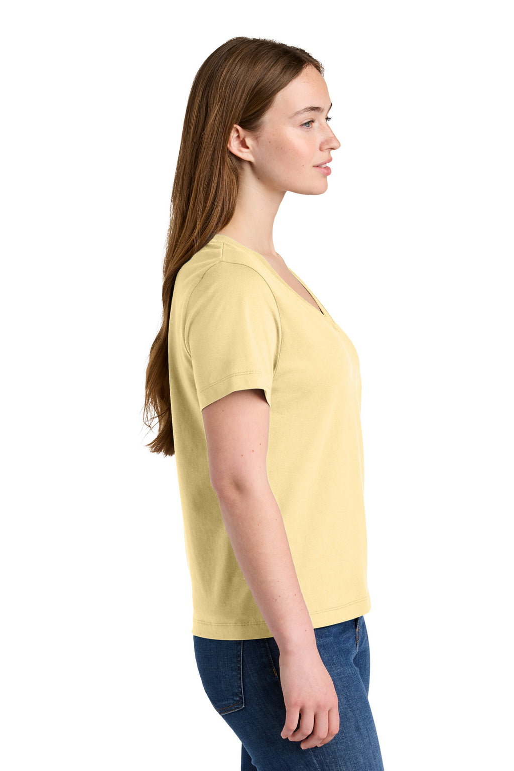 Stanley/Stella Women's Stella Isla V-Neck Tee SXW032 - Butter - side