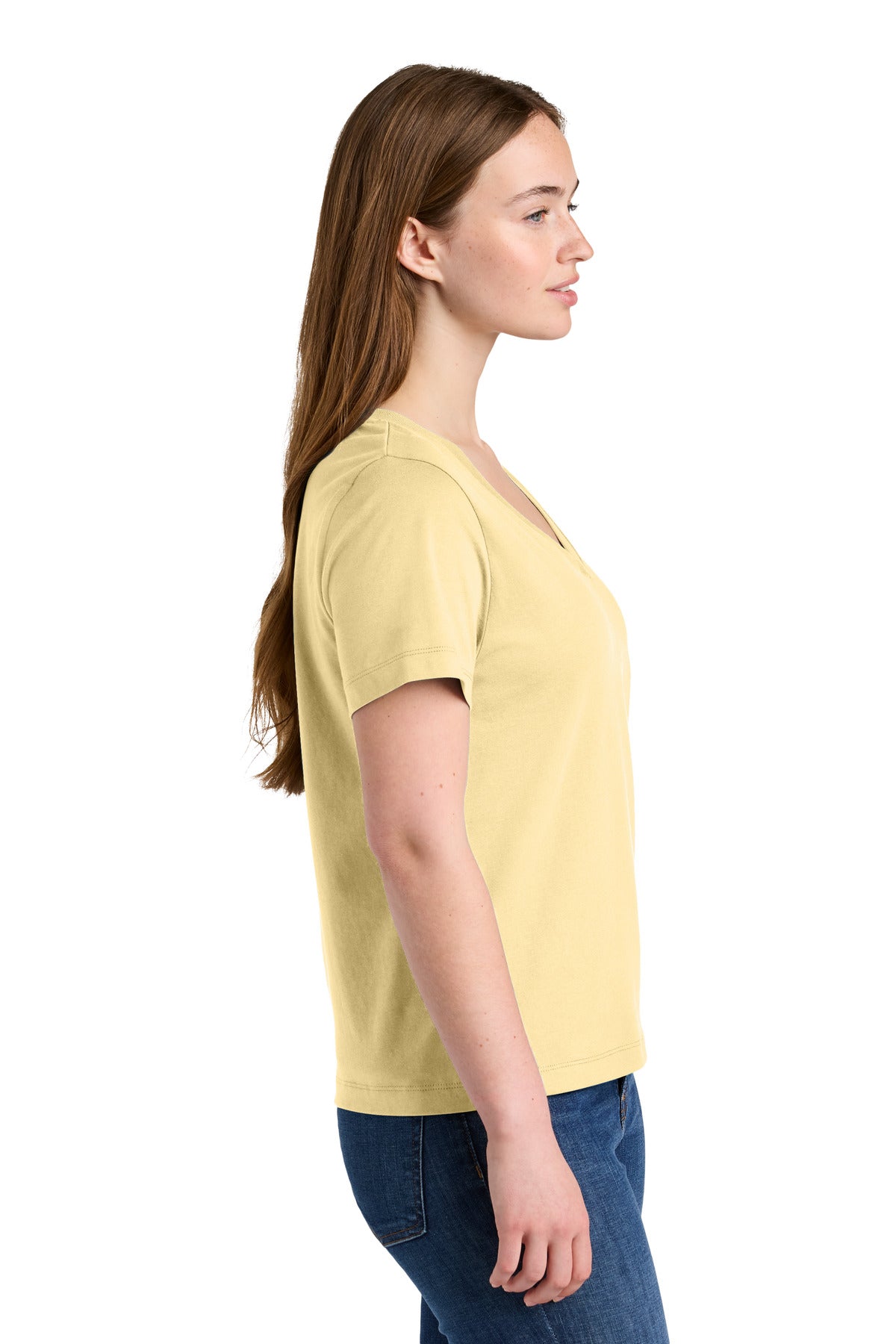 Stanley/Stella Women's Stella Isla V-Neck Tee SXW032 - Butter - side