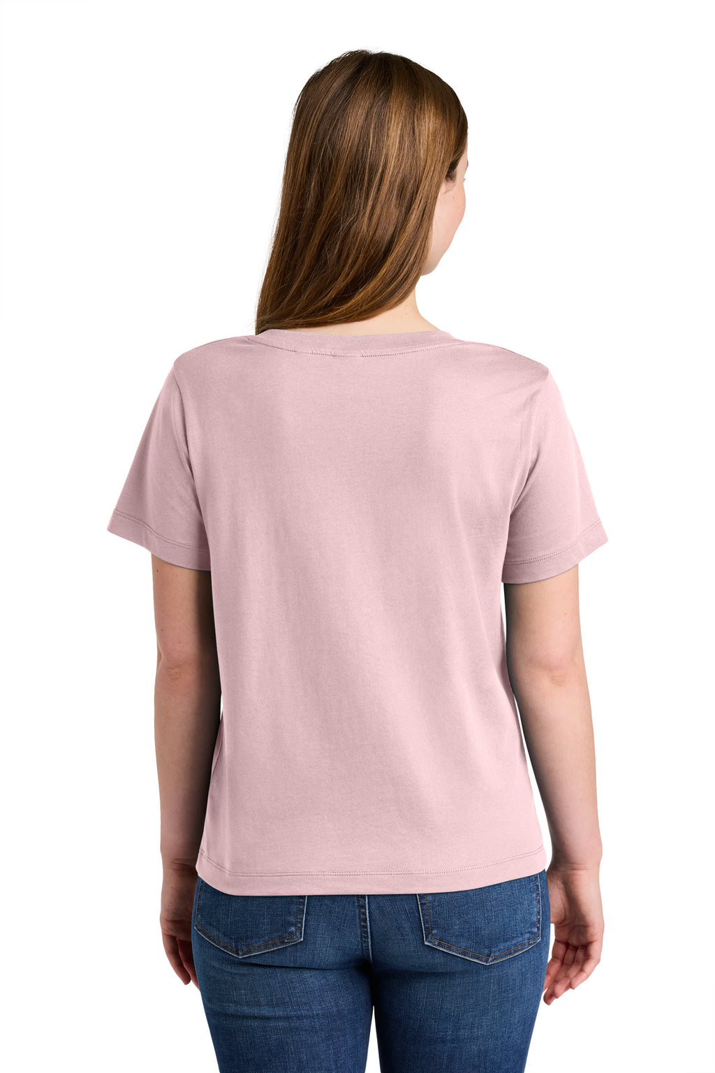 Stanley/Stella Women's Stella Isla V-Neck Tee SXW032 - Cotton Pink - back