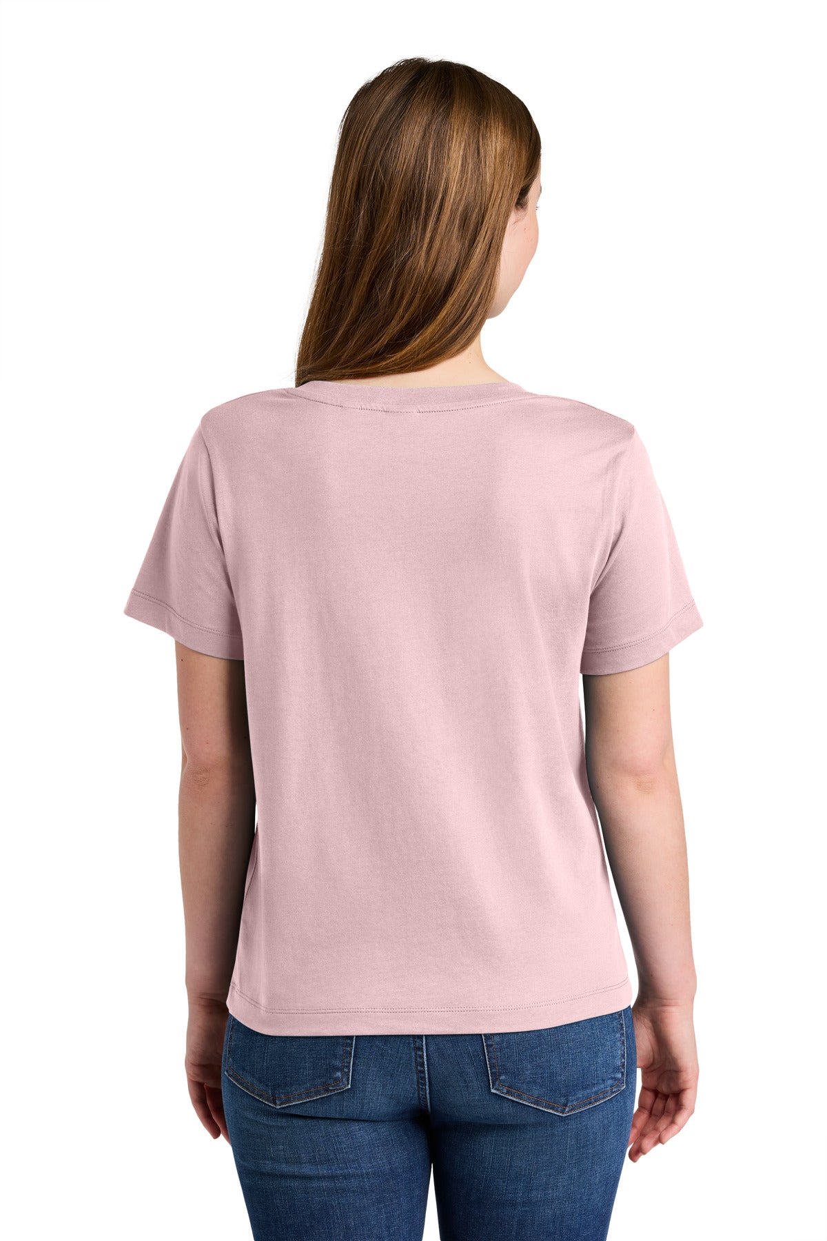Stanley/Stella Women's Stella Isla V-Neck Tee SXW032 - Cotton Pink - back