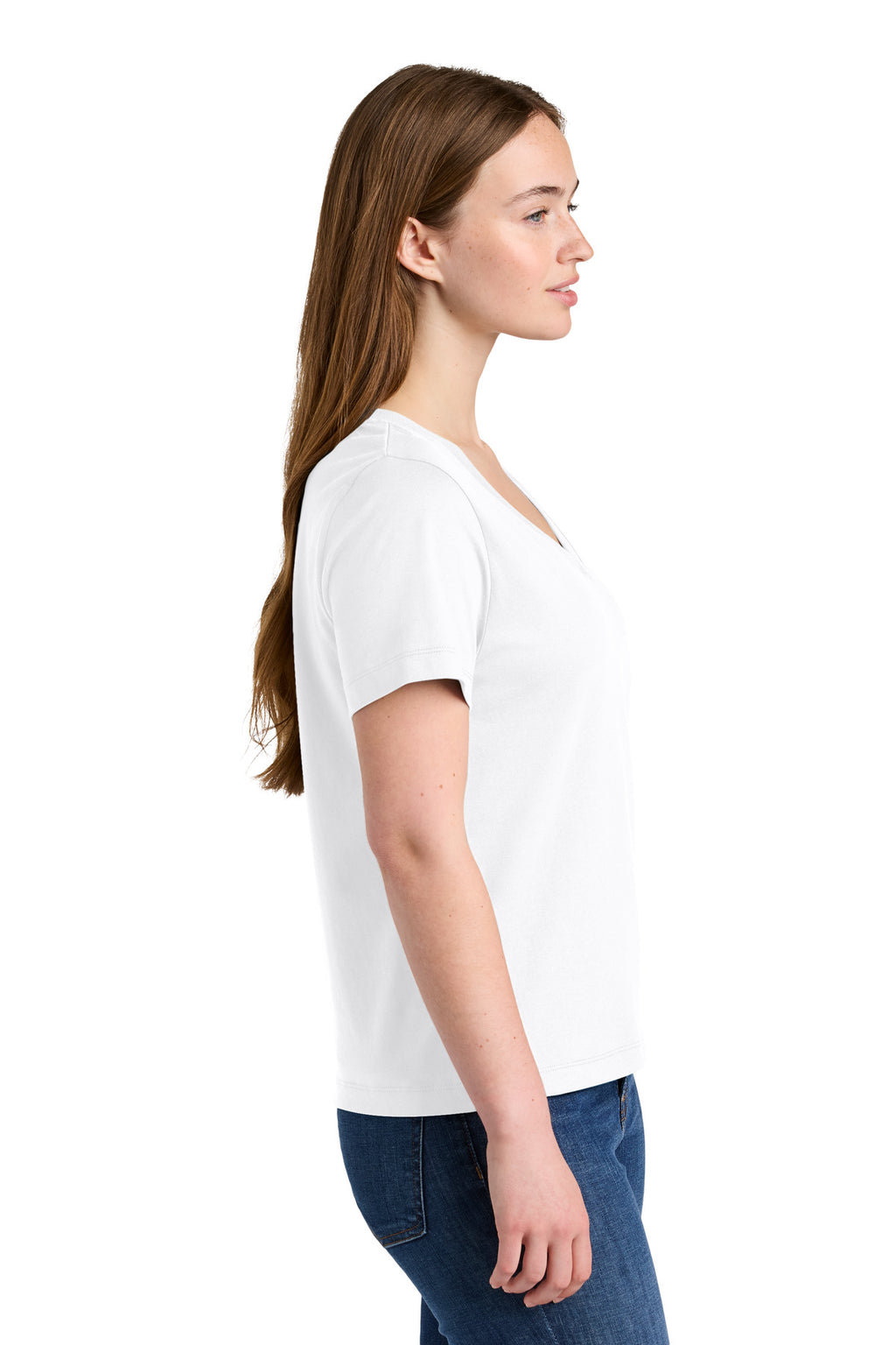 Stanley/Stella Women's Stella Isla V-Neck Tee SXW032 - White - side