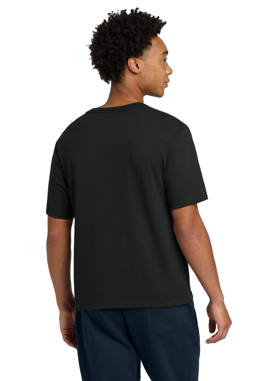 Champion Heritage 7-Oz. Jersey Tee T105 - Black - back