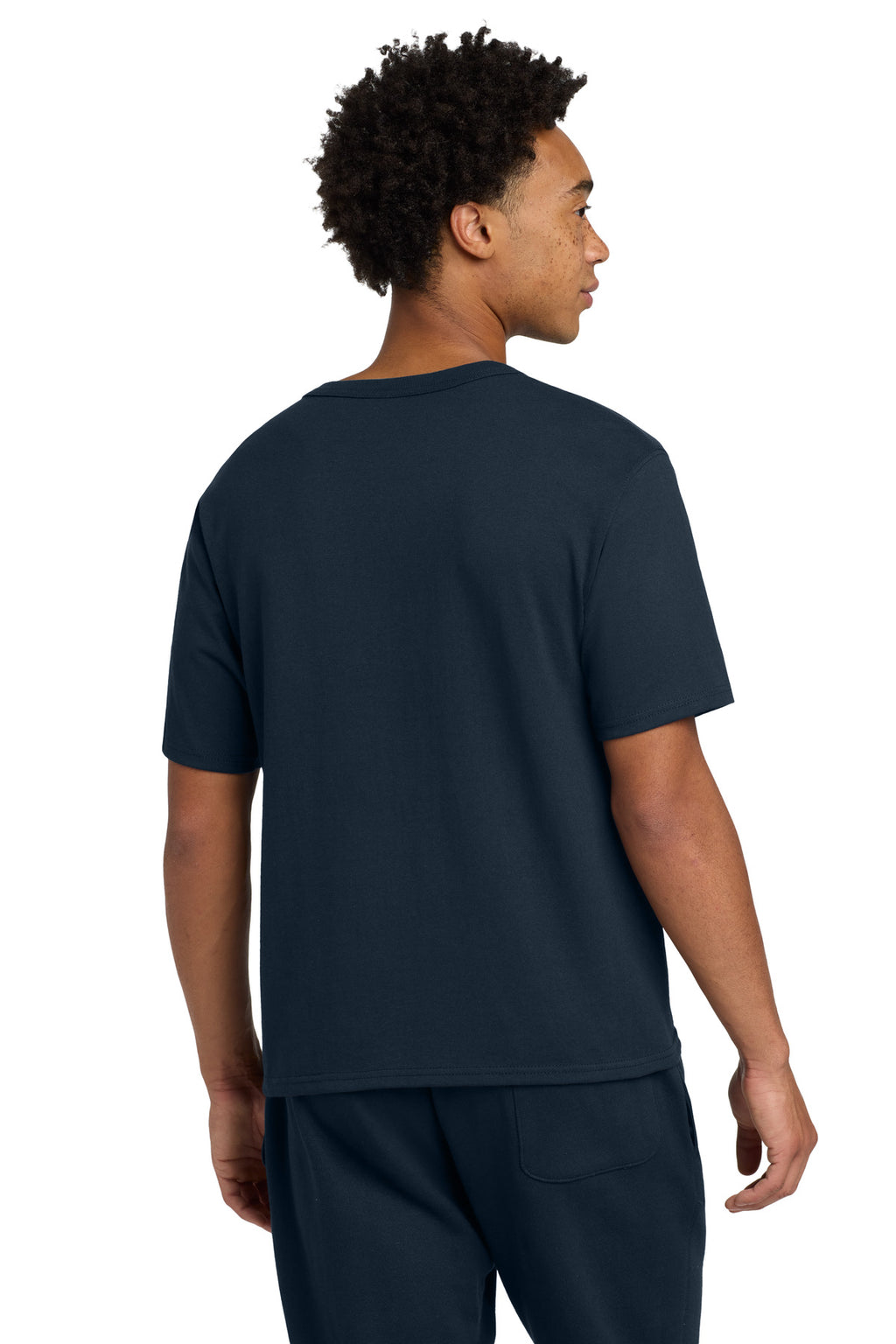 Champion Heritage 7-Oz. Jersey Tee T105 - Navy - back