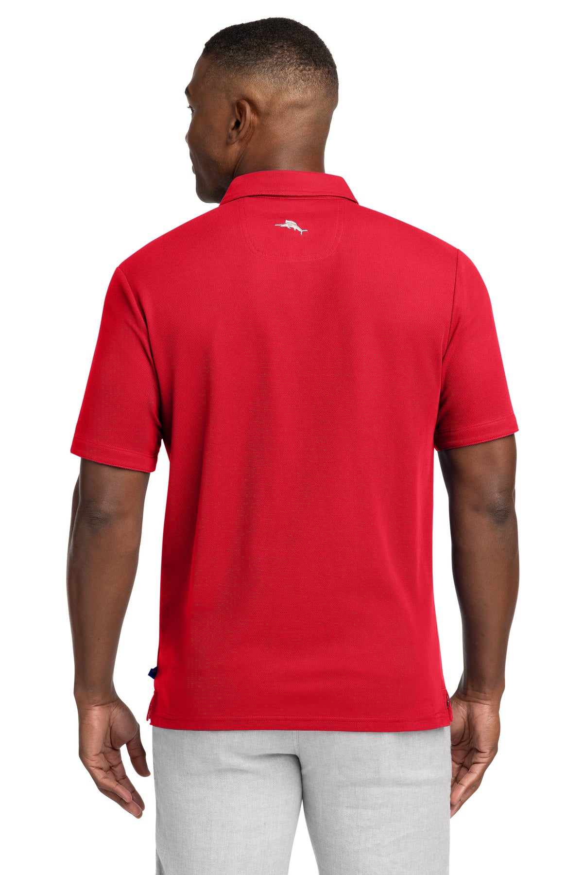 LIMITED EDITION Tommy Bahama 5 O'Clock Polo T223508TB - Poinsettia Red - back