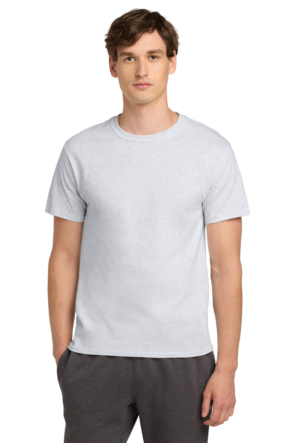 Champion Heritage 6-Oz. Jersey Tee T425 - Ash - front