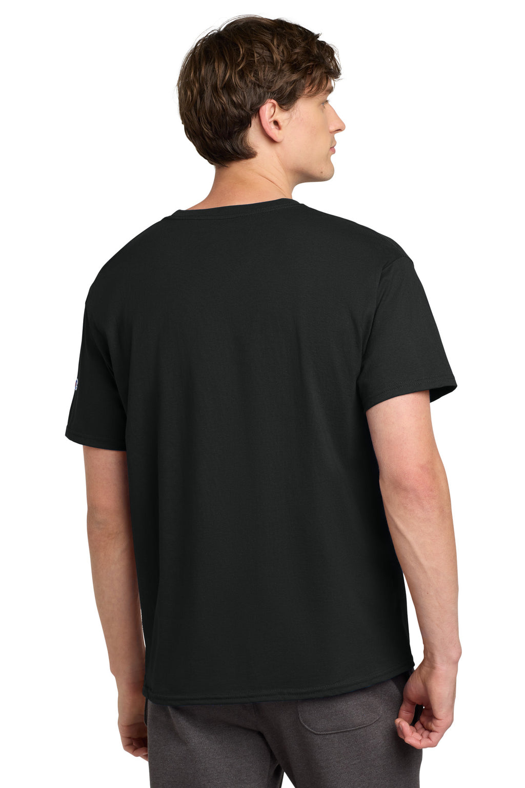 Champion Heritage 6-Oz. Jersey Tee T425 - Black - back
