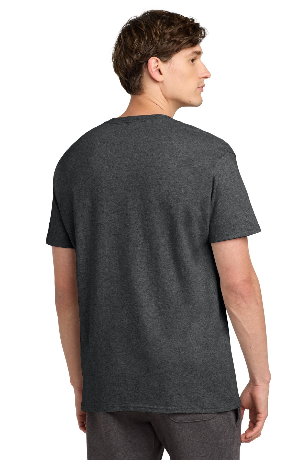 Champion Heritage 6-Oz. Jersey Tee T425 - Charcoal Heather - back