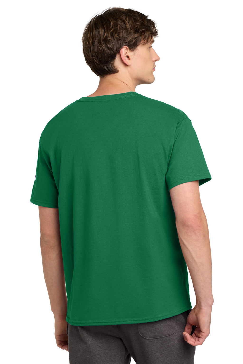 Champion Heritage 6-Oz. Jersey Tee T425 - Kelly Green - back