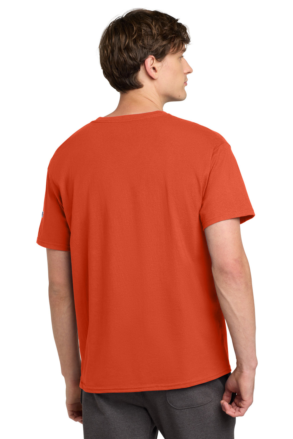 Champion Heritage 6-Oz. Jersey Tee T425 - Orange - back