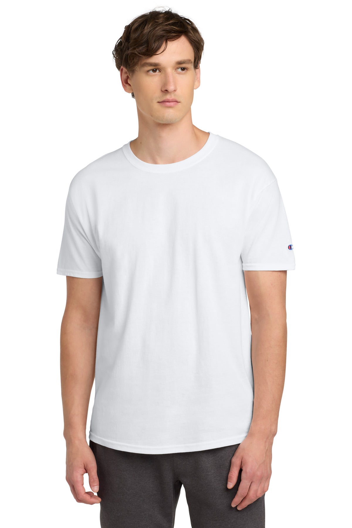 Champion Heritage 6-Oz. Jersey Tee T425 - White - front