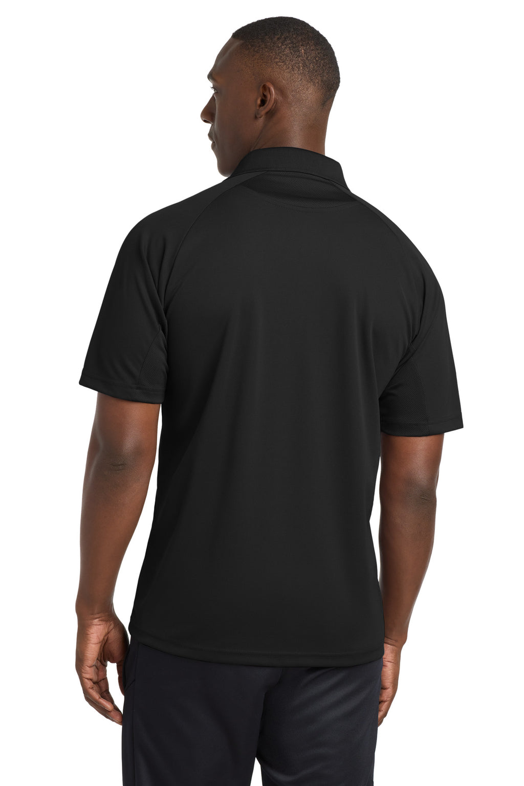 Sport-Tek Dri-Mesh Pro Polo. T474 - Black - back