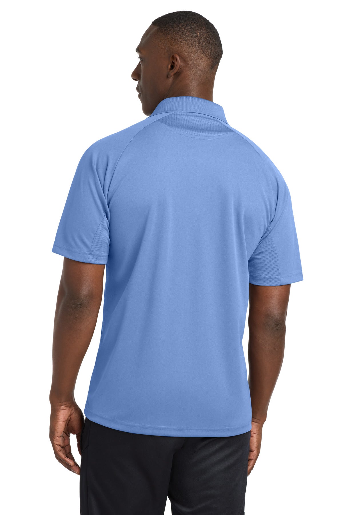 Sport-Tek Dri-Mesh Pro Polo. T474 - Carolina Blue - back