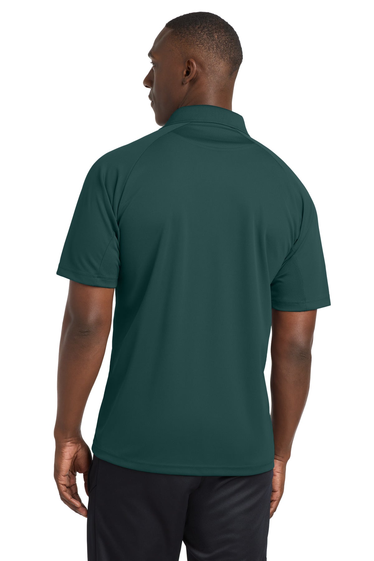 Sport-Tek Dri-Mesh Pro Polo. T474 - Dark Green - back