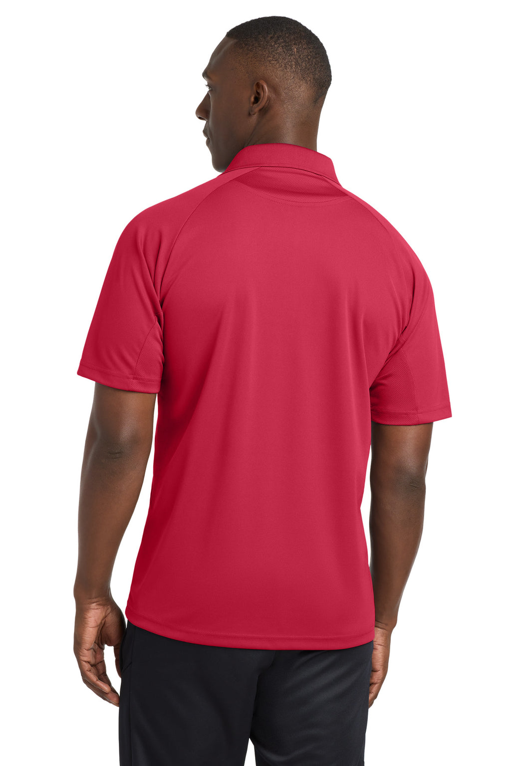 Sport-Tek Dri-Mesh Pro Polo. T474 - Engine Red - back