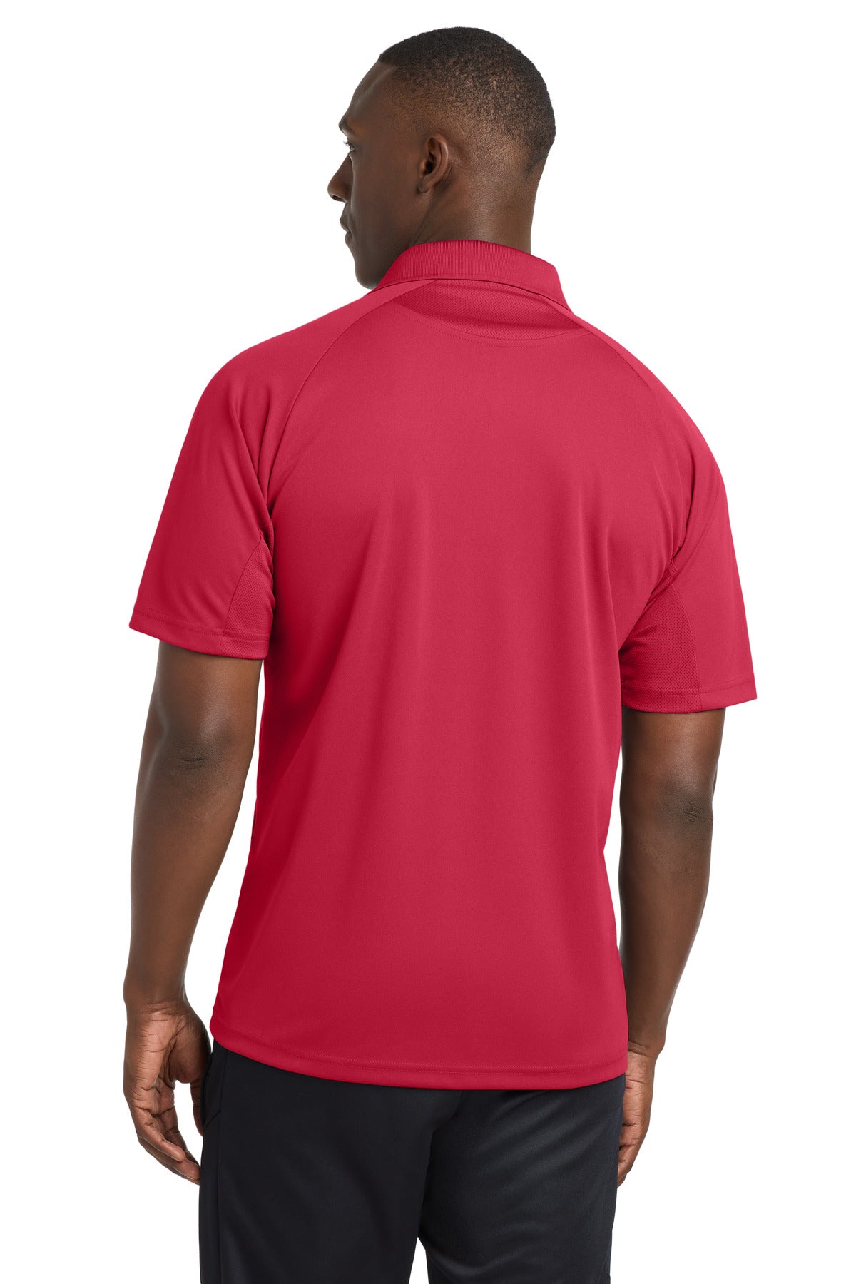 Sport-Tek Dri-Mesh Pro Polo. T474 - Engine Red - back