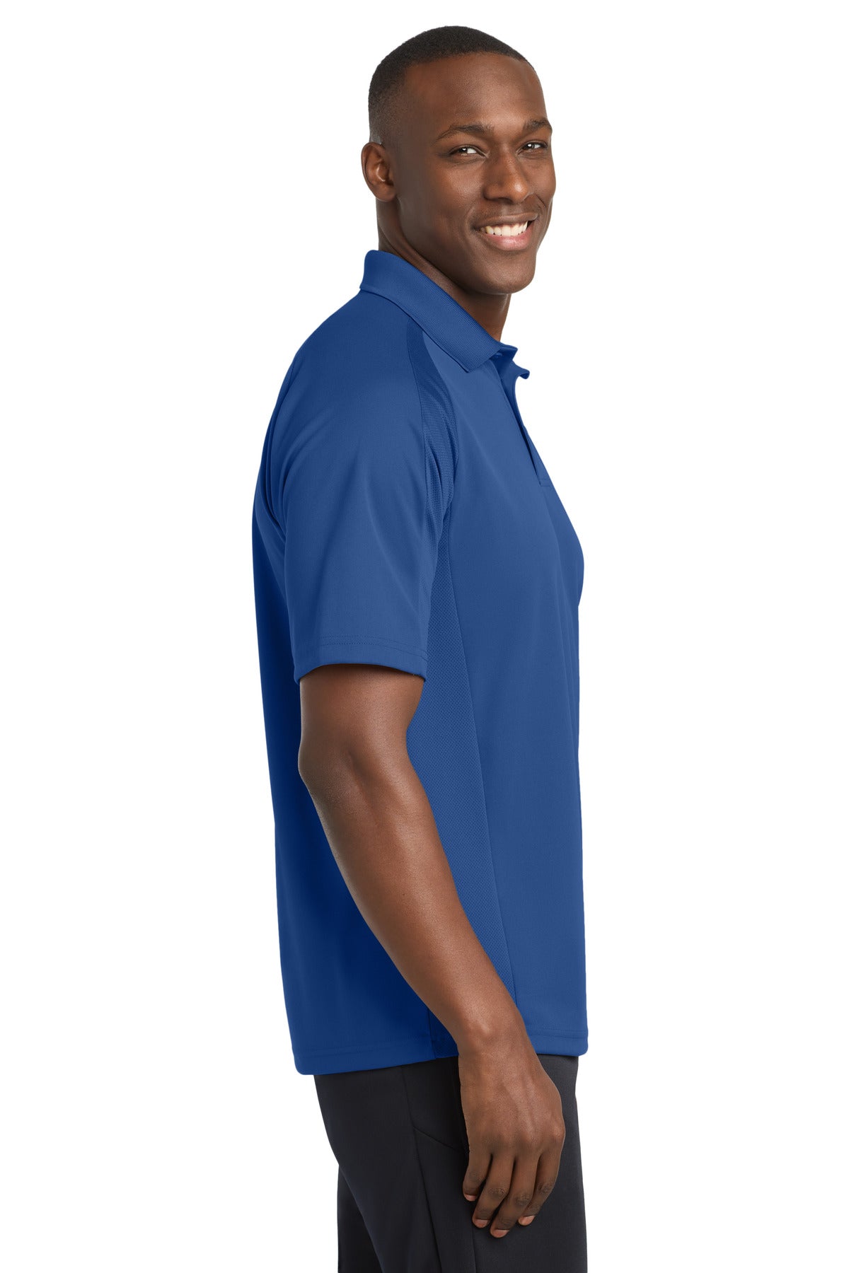 Sport-Tek Dri-Mesh Pro Polo. T474 - Royal - side