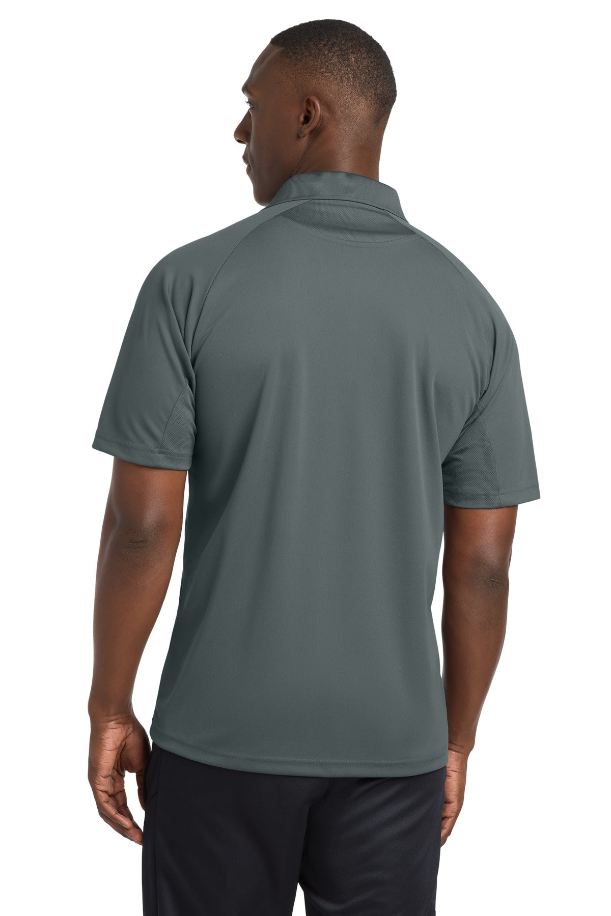 Sport-Tek Dri-Mesh Pro Polo. T474 - Steel - back