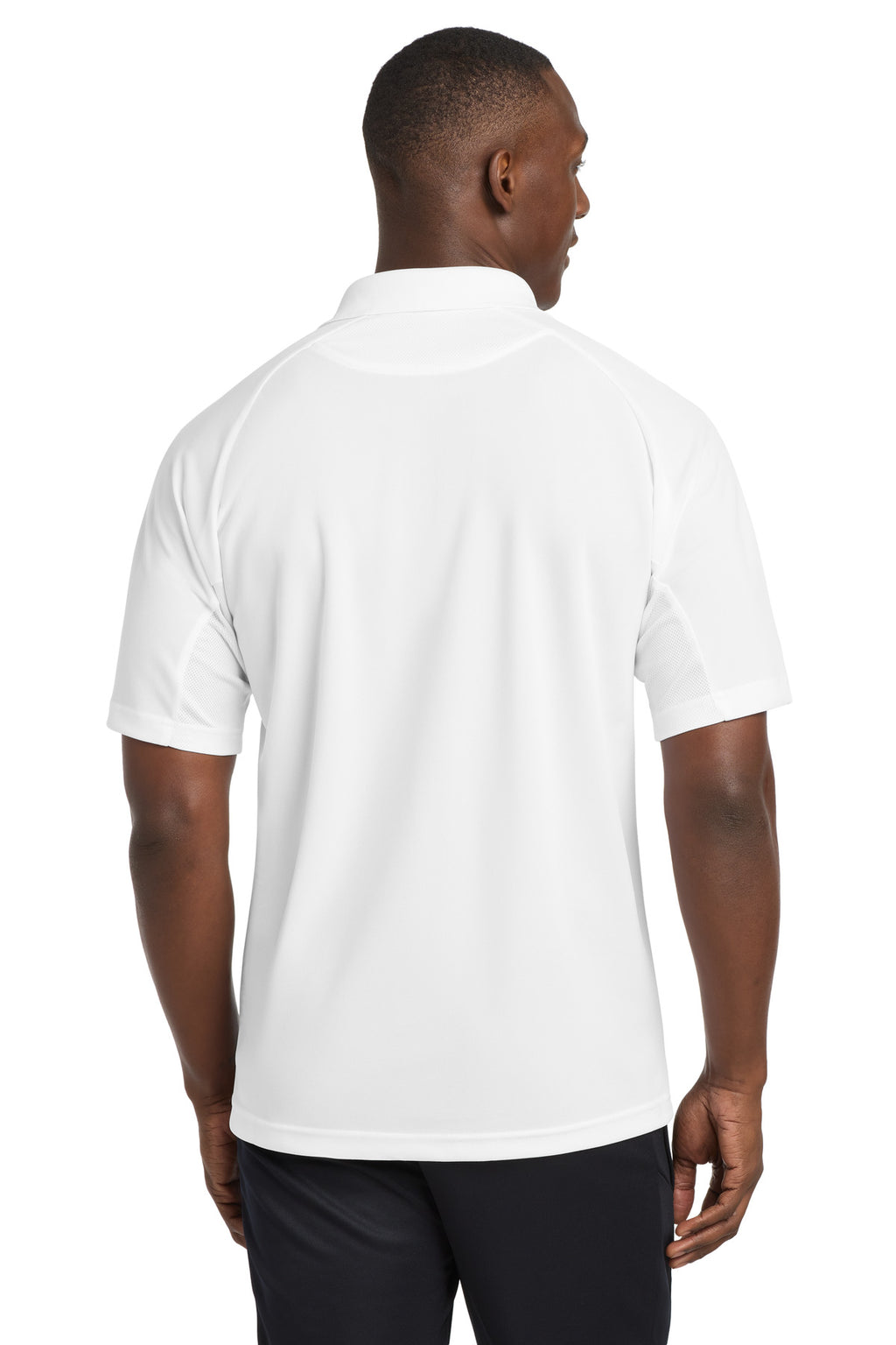 Sport-Tek Dri-Mesh Pro Polo. T474 - White - back