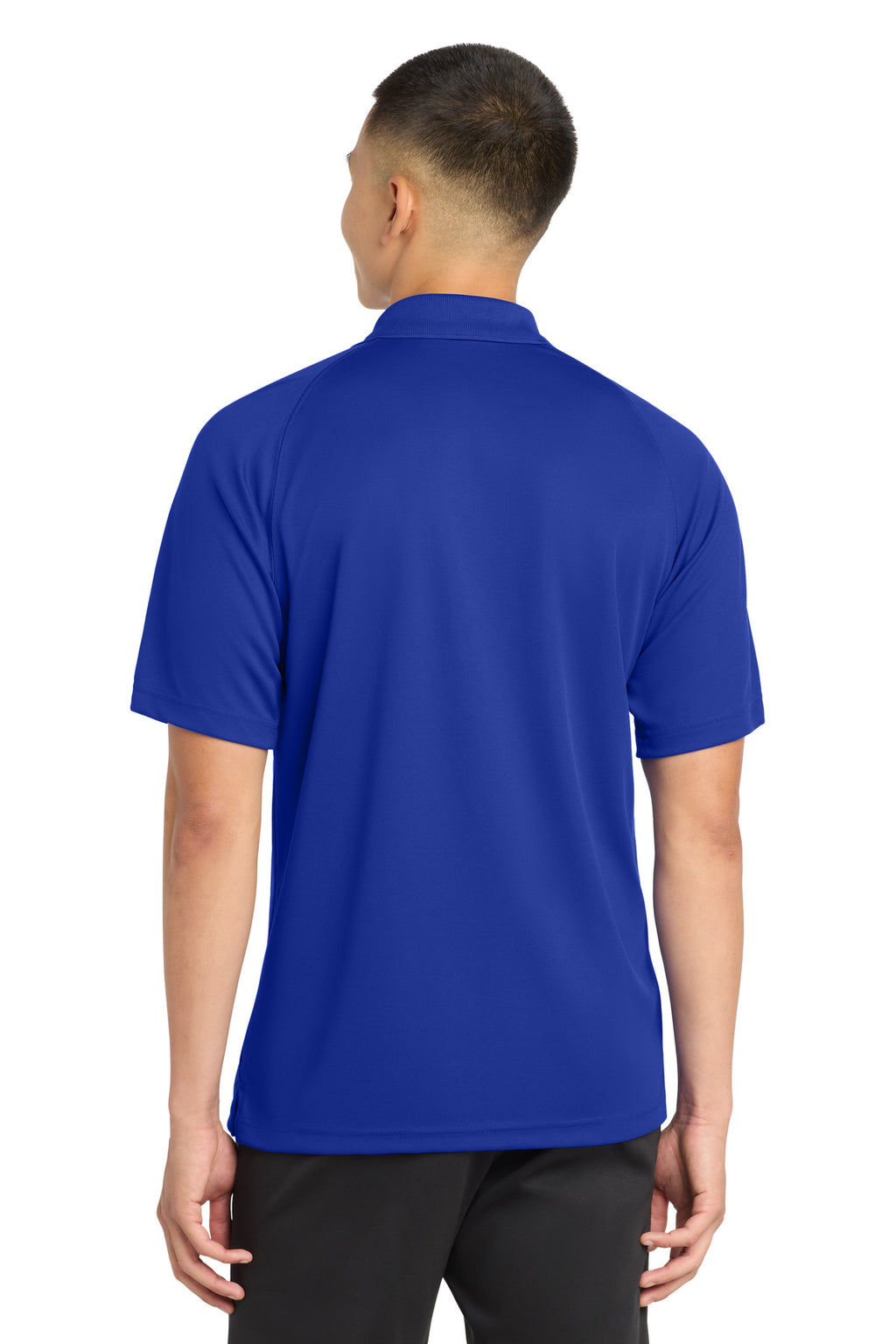 Sport-Tek Dry Zone Raglan Polo. T475 - True Royal - back