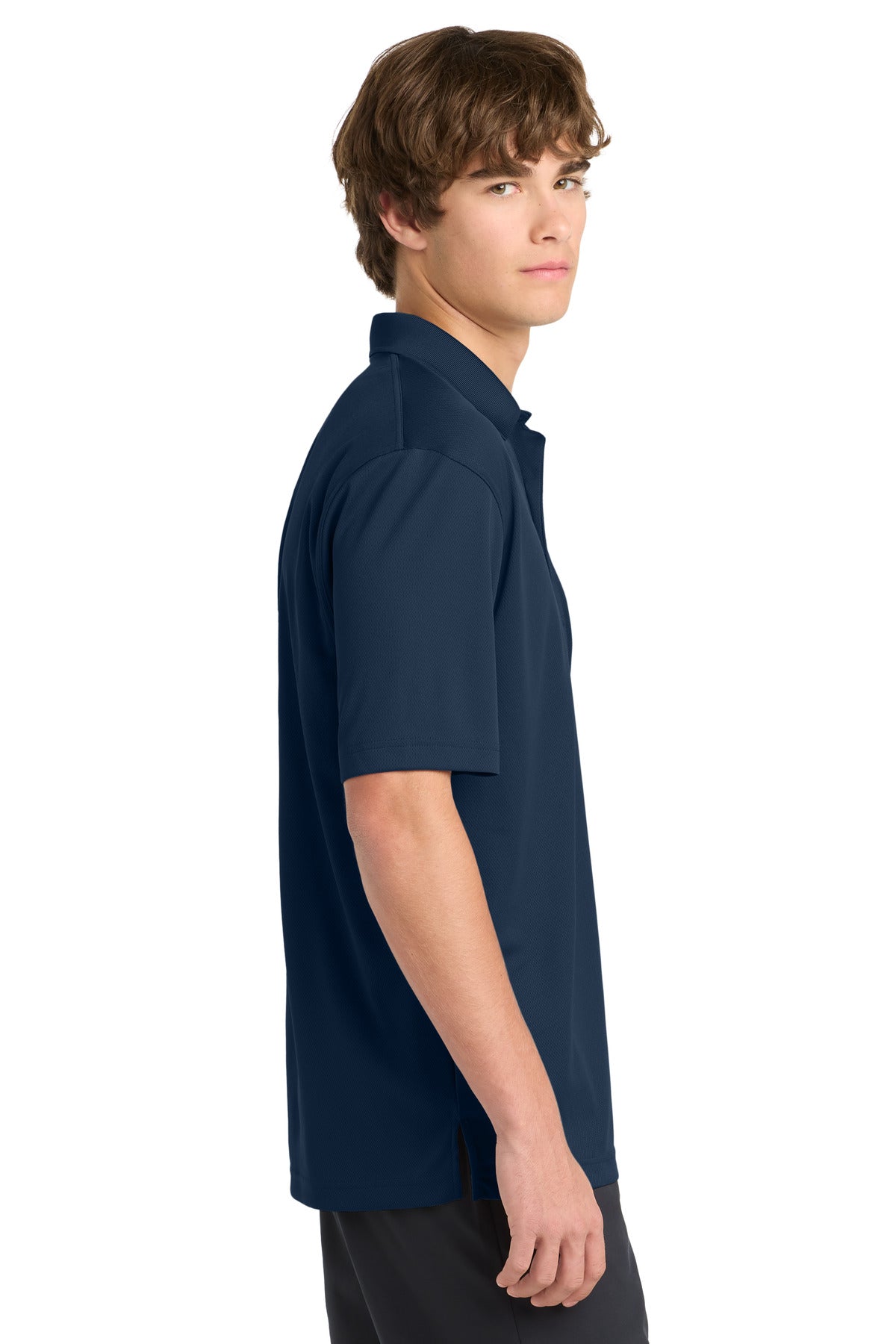 Sport-Tek Tall Dri-Mesh Polo. TK469 - Navy - side