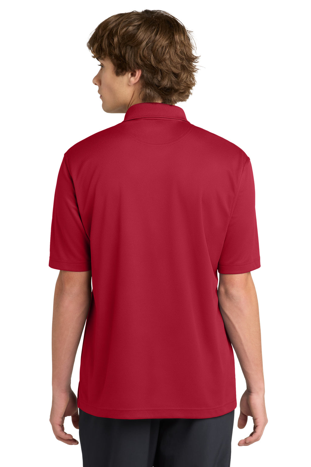Sport-Tek Tall Dri-Mesh Polo. TK469 - Red - back