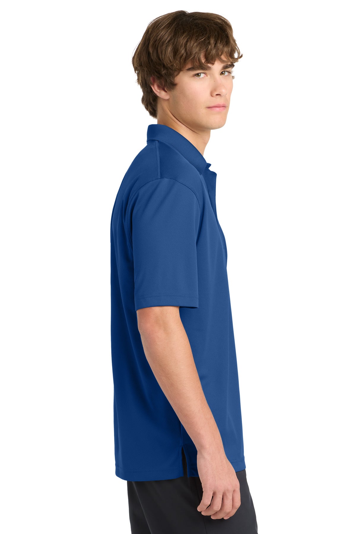 Sport-Tek Tall Dri-Mesh Polo. TK469 - Royal - side